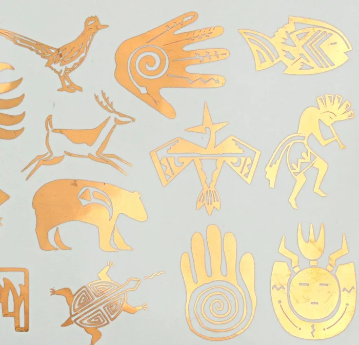 Decal Native Symbols MMNS-gold