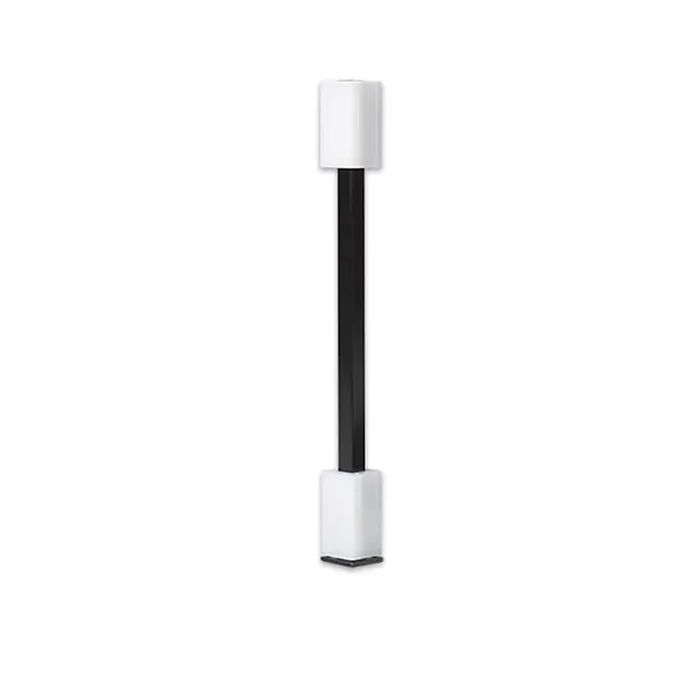 Deckorators 3.5-in x 3.5-in x 3-ft Black Steel Deck Post