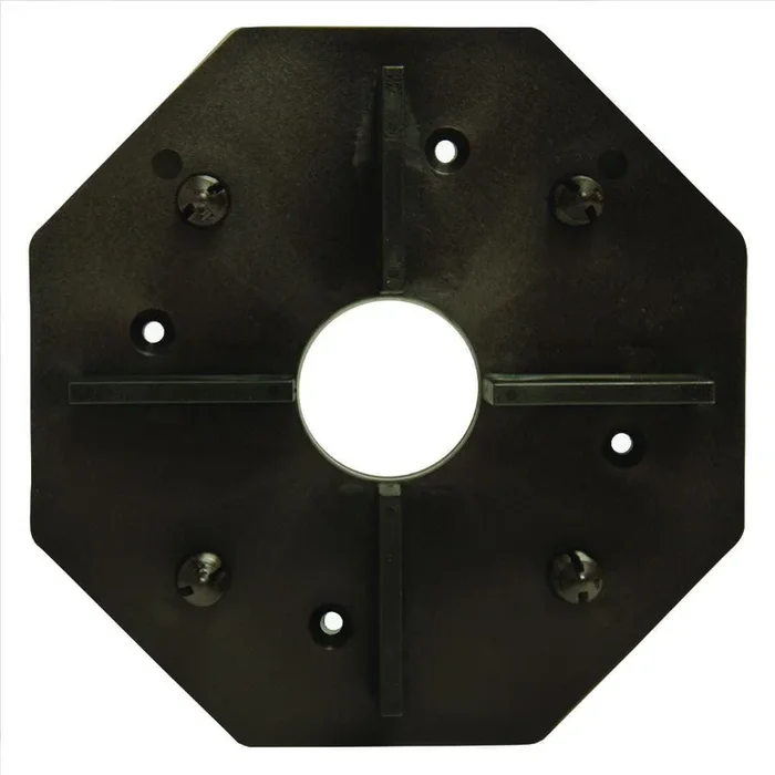 DeckWise WiseTile Shadowline Black Hardwood Deck Tile Connector