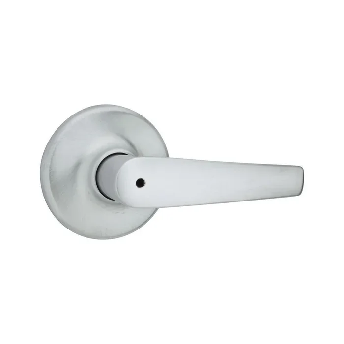 Delta Satin Chrome Privacy Bed/Bath Door Lever