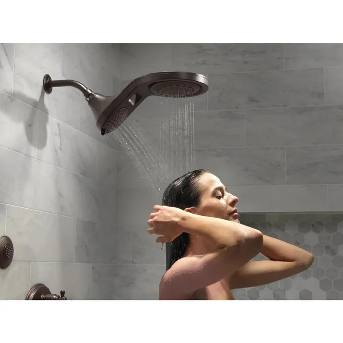 Delta Venetian Bronze 5-Spray Rain Shower Head 1.75-GPM (6.6-LPM)