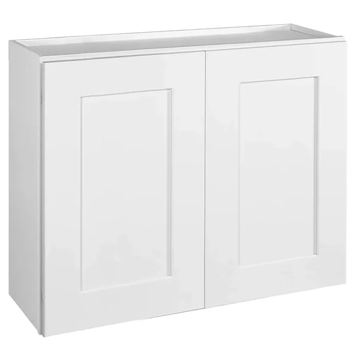 Design House Brookings 30-in W x 24-in H x 12-in D White Maple Wall Ready To Assemble Plywood Cabinet (Recessed Panel Shaker Door Style)