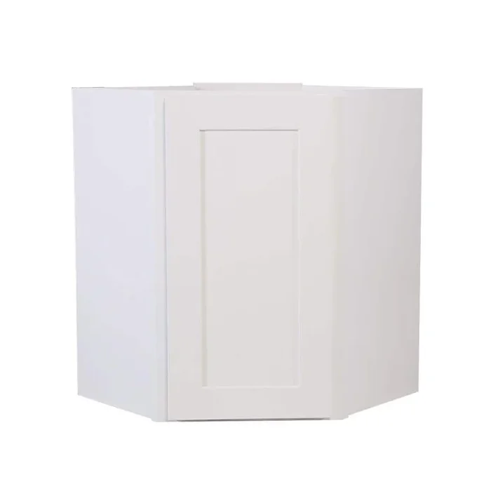 Design House Brookings Plywood Ready to Assemble Shaker 24x30x12 in. 1-Door Wall Corner Kitchen Cabinet in White
