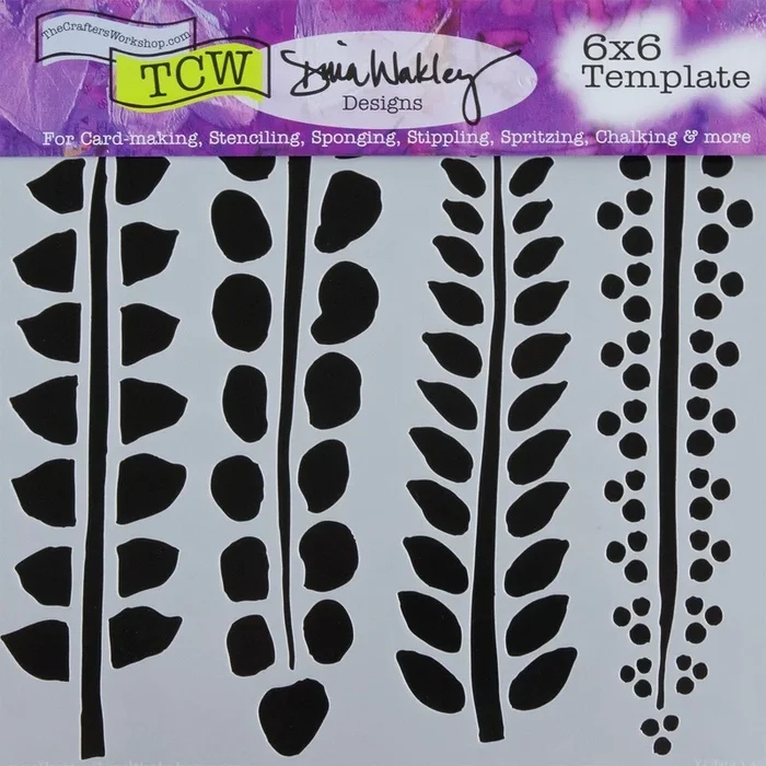 Design Stencil – Four Ferns
