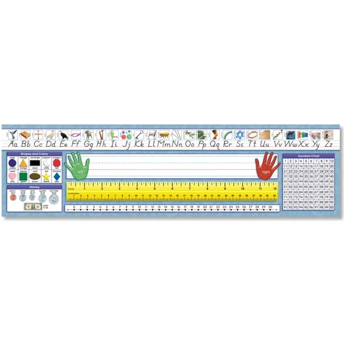 Desk Plate Primary Traditional Manuscript