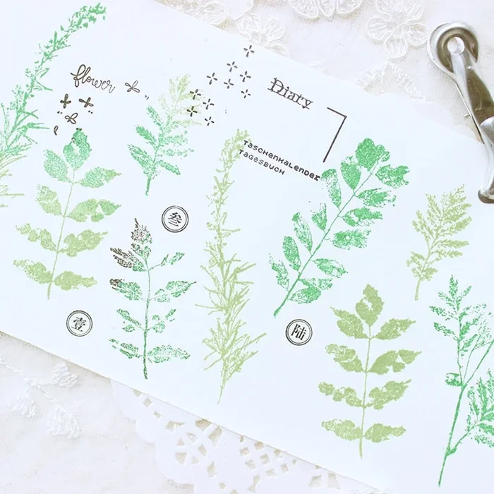 Dessert Rose Tulip Transparent Clear Silicone Stamps