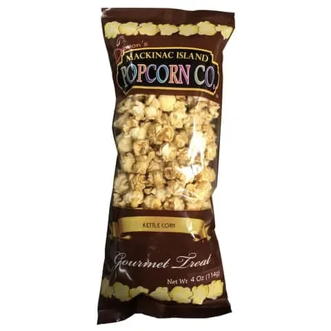 Devon’s Mackinac Island Fudge Co. Popcorn 4 oz Bagged