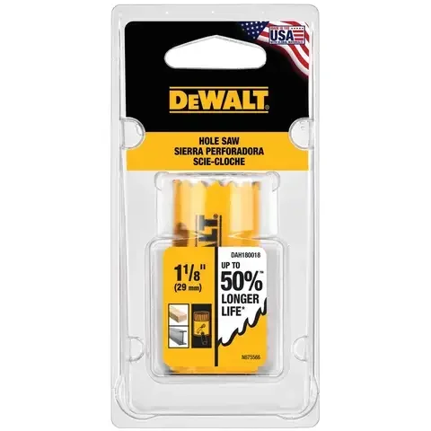 DeWalt 1-1/8 in. Bi-Metal Hole Saw