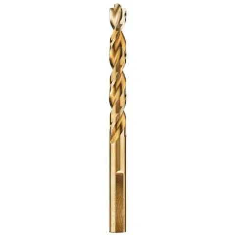 DeWalt 1/4 in. X 4 in. L Cobalt Steel Pilot Point Drill Bit Round Shank 1 pc