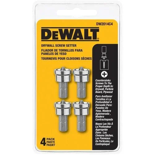 DEWALT #2 Phillips Drywall Screw Setter Screwdriver Bit Set