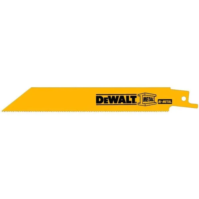 DEWALT 5-Pack 6-in 18-TPI Metal Cutting Reciprocating Saw Blade
