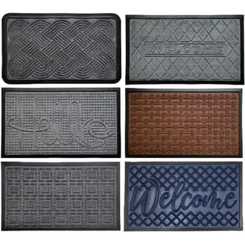 DHTG 18 in. W X 30 in. L Assorted Polyethylene Door Mat