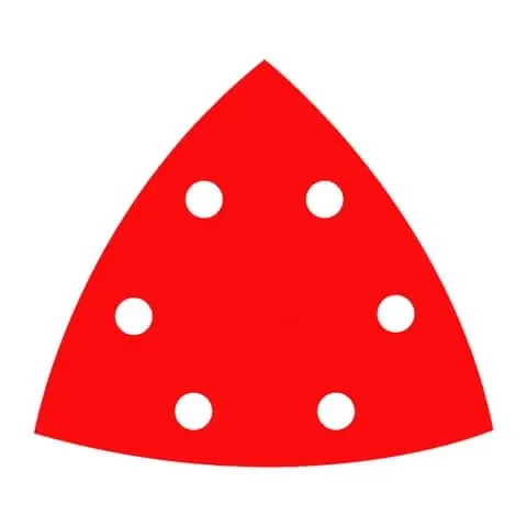 Diablo 3-1/2 in. Ceramic Blend Hook and Lock Triangle Sanding Sheets 120 Grit Medium 10 pk