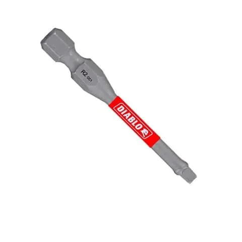 Diablo Square #2 X 2 in. L Driver Bit 15 pk