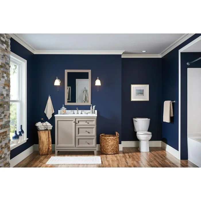 Diamond FreshFit Calhoun 36-in Cloud Gray Bathroom Vanity Cabinet