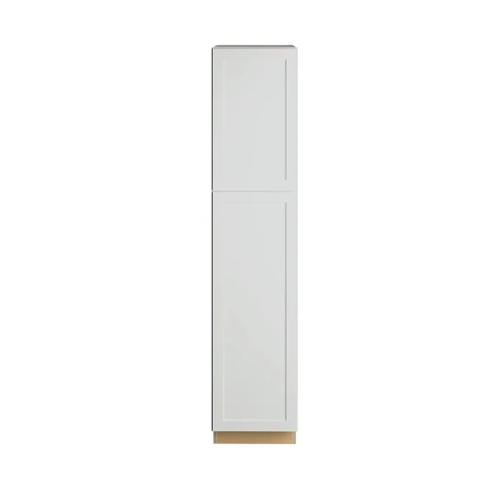 Diamond NOW Arcadia 18-in W x 90-in H x 23.75-in D White Pantry Fully Assembled Cabinet (Recessed Panel Shaker Door Style)