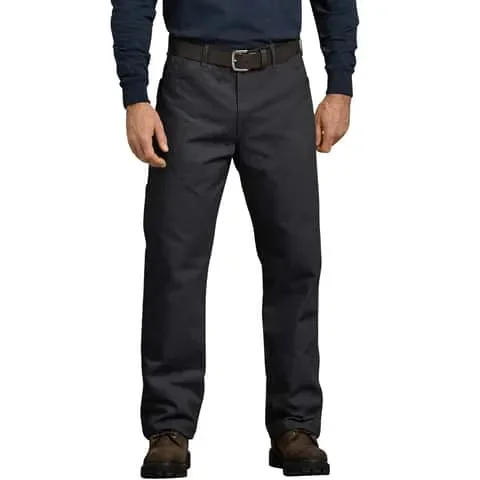 Dickies Men’s Cotton Carpenter Jeans Black 40×30 7 pocket 1 pk