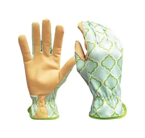 Digz Women’s Indoor/Outdoor Planter Gardening Gloves Blue M 1 pk