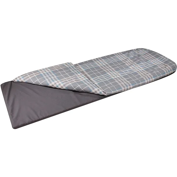 Disc-O-Bed Duvalay Child Memory Foam Sleep Pad/Duvet, Ocean Plaid