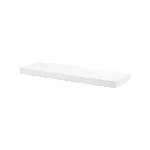Dolle Big Boy 2 in. H X 35.4 in. W X 9.8 in. D White Particle Board Decorative Wall Shelf