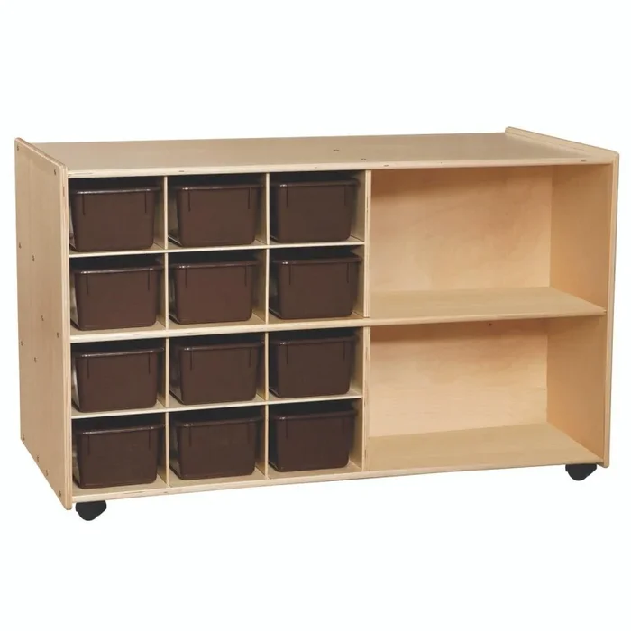 Double Mobile Storage w/ 12 Chocolate Trays Assembled – Contender