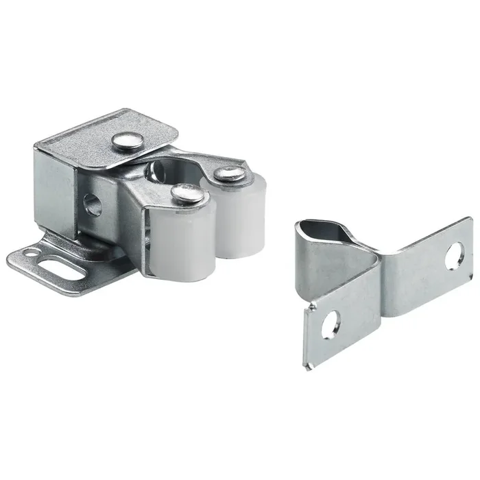 Double Roller Catch with Spear, Zinc Plated (50-Pack)