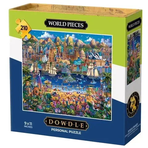 Dowdle World Peace Personal Puzzle Multicolored 210 pc