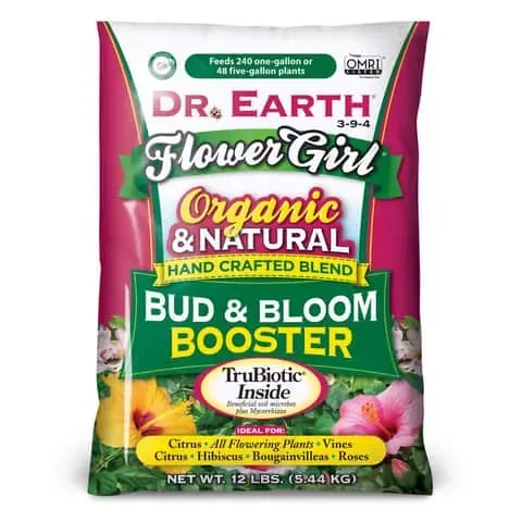 Dr. Earth Flower Girl Organic Granules Hibiscus, Citrus Plant Food 12 lb