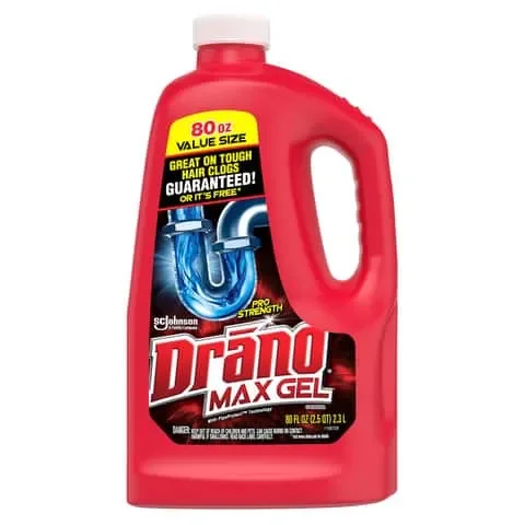 Drano Professional Strength Gel Clog Remover 80 oz
