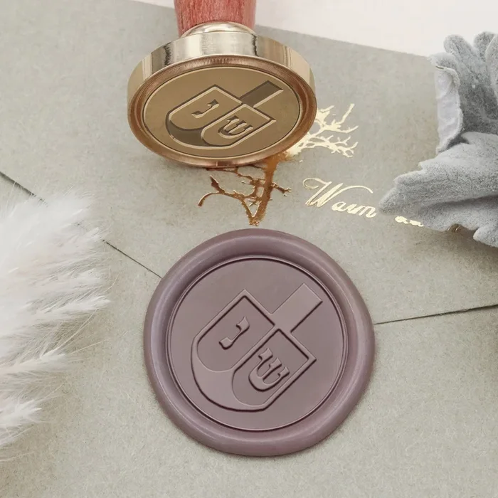 Dreidel Symbol Wax Seal Stamp
