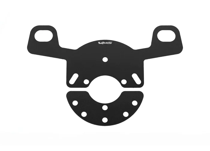 DUAL (2) PUSH BUTTON ADAPTER PLATE BRACKET KIT FOR VMS ALUMINUM RACING COMPETITION ULTRA LIGHTWEIGHT STEERING WHEELS 6/5/3 BOLT PATTERN for APEX GLADIATOR FURY and PRODIGY for TRANSBRAKE/LINE LOCK / PART # SW170
