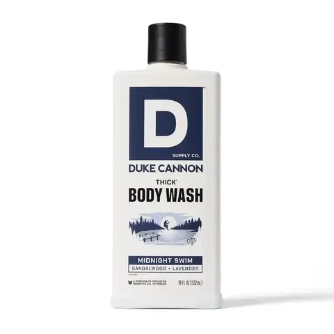 Duke Cannon Midnight Swim Sandalwood + Lavender Scent Body Wash 17.5 oz 1 pk