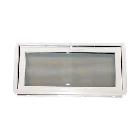 Duo-Corp Aristoclass Hopper White Glass/Vinyl Window 31.875 in. L X 15.5 in. H 1 pk