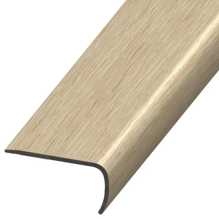 DuraDecor Liz Marie’s Modern Maven Sand Tropez 1 in. T x 2 in. W x 94 in. L Stair Nose Molding