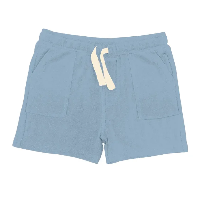 Dusty Blue Organic Terry Short