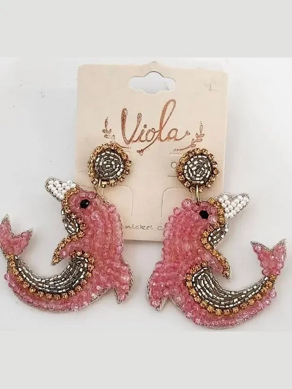 Earing’s Dolphin Pink RT133993PK