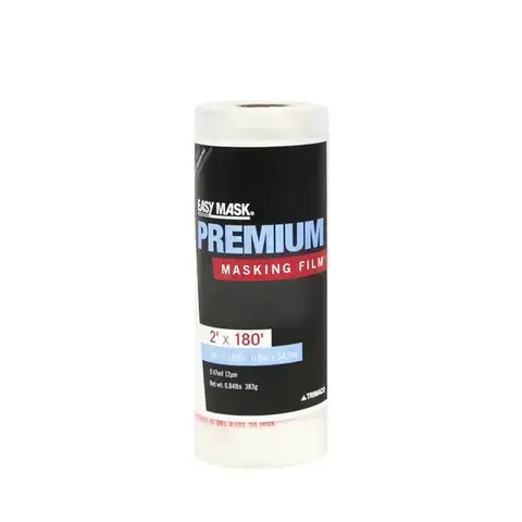 Easy Mask Premium Plastic Sheeting 0.47 mil X 24 in. W X 180 ft. L Plastic/Vinyl Clear