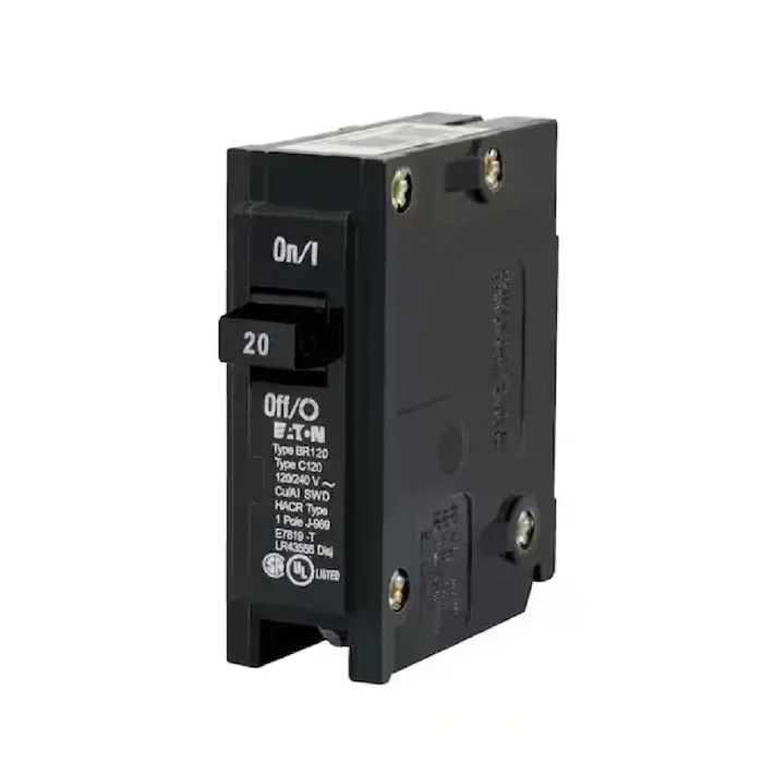 Eaton Type BR 20-Amp 1-Pole Standard Trip Circuit Breaker