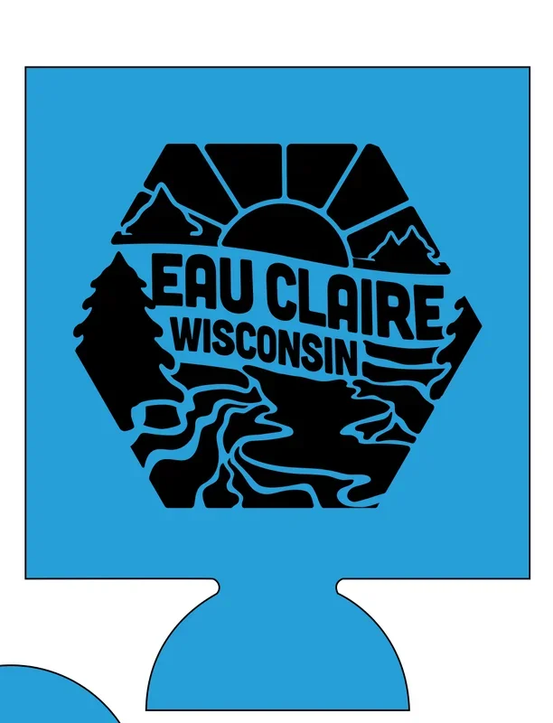 Eau Claire Hex Koozie