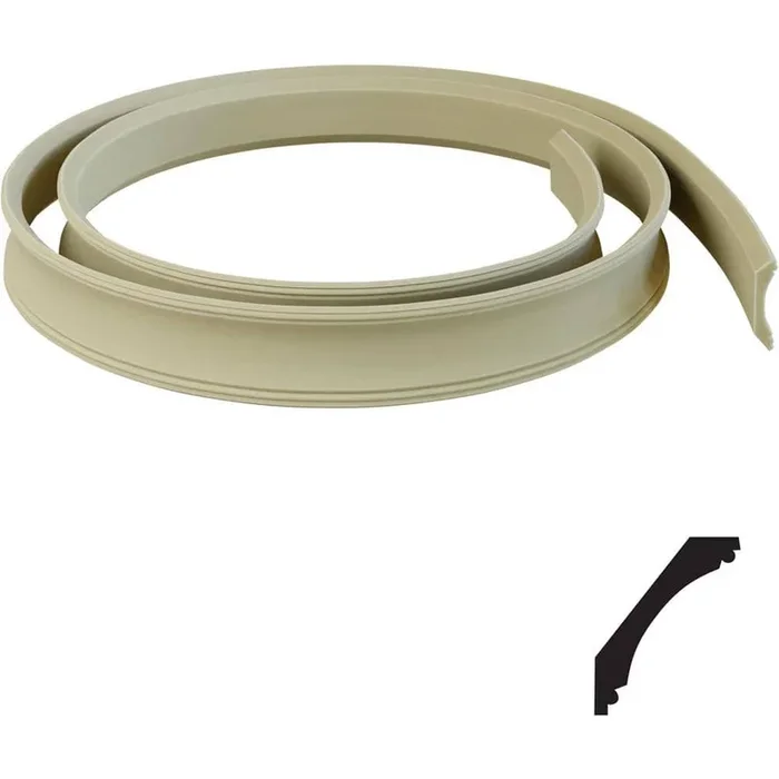 Ekena Millwork 11/16 in. x 144 in. x 4-1/4 in. Resin Crown Flexible Moulding