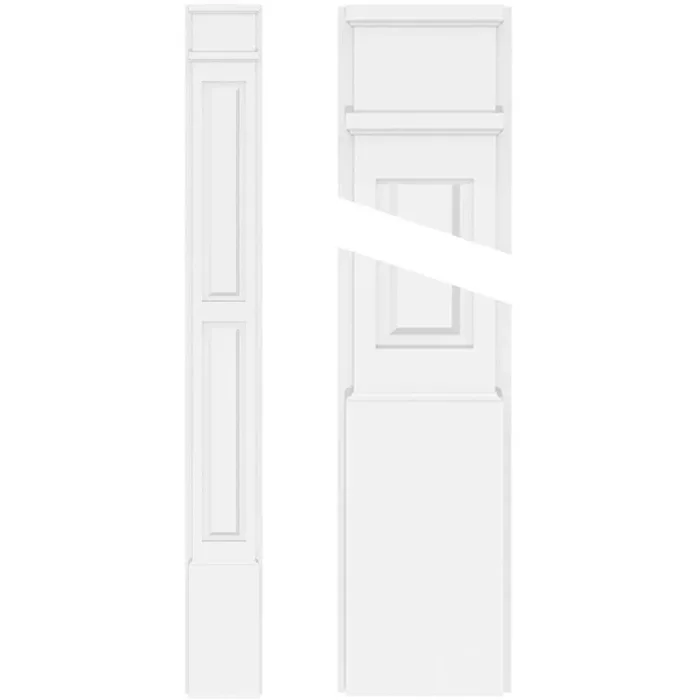Ekena Millwork 2 in. D x 12 in. W x 90 in. L Primed Polyurethane Pilaster (1- Pack)