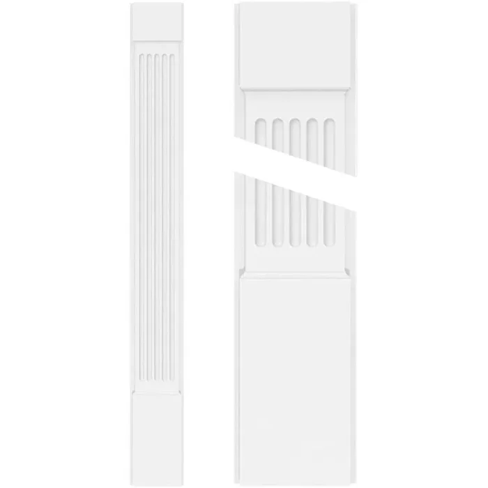 Ekena Millwork 2 in. D x 6 in. W x 102 in. L Primed Polyurethane Pilaster 1-Pack