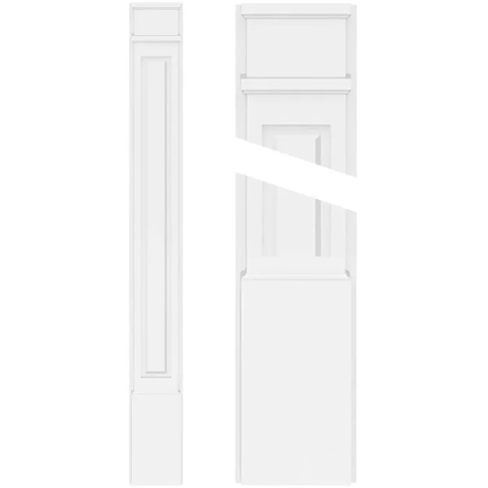 Ekena Millwork 2 in. D x 7 in. W x 120 in. L Primed Polyurethane Pilaster 1- Pack