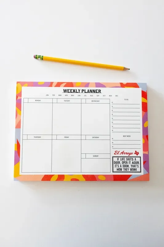 El Arroyo – Marquee Weekly Planner Notepad