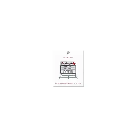 El Arroyo People Are Tacos Lapel Pin Enamel 1 pk