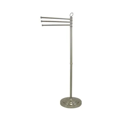 Elements of Design Vintage Satin Nickel Rack Towel Bar (Common: 17-in; Actual: 22.5-in)