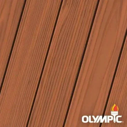 Elite 1 Gal. Jatoba Semi-Transparent Exterior Wood Stain and Sealant in One Low VOC