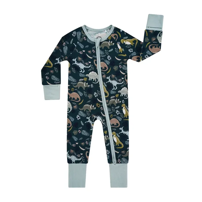 Emerson and Friends – Prehistoric Friends Bamboo Baby Pajamas