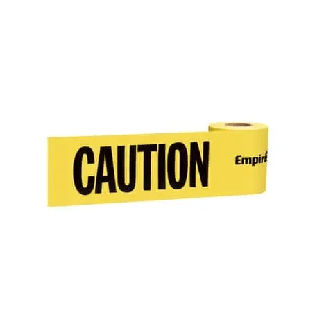 Empire 200 ft. L X 3 in. W Plastic Caution Cuidado Barricade Tape Yellow