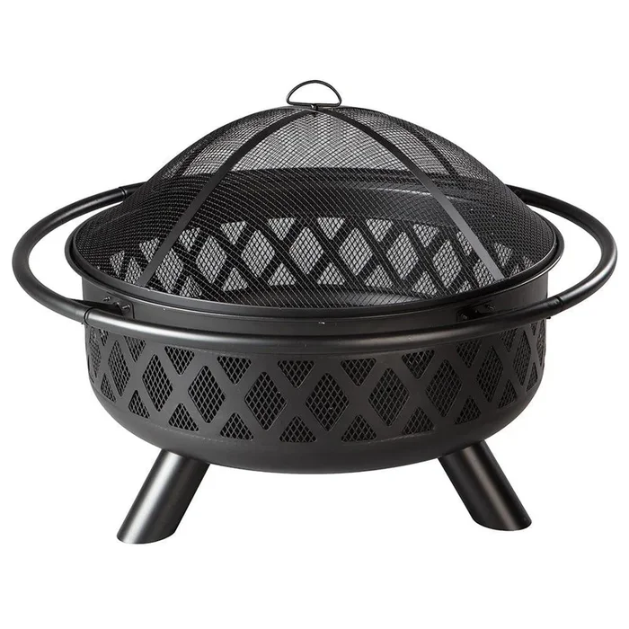 Endless Summer WAD1010SP Black Finish Wood Burning Outdoor Fire Pit